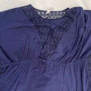 Women's Navy Swim Coverup